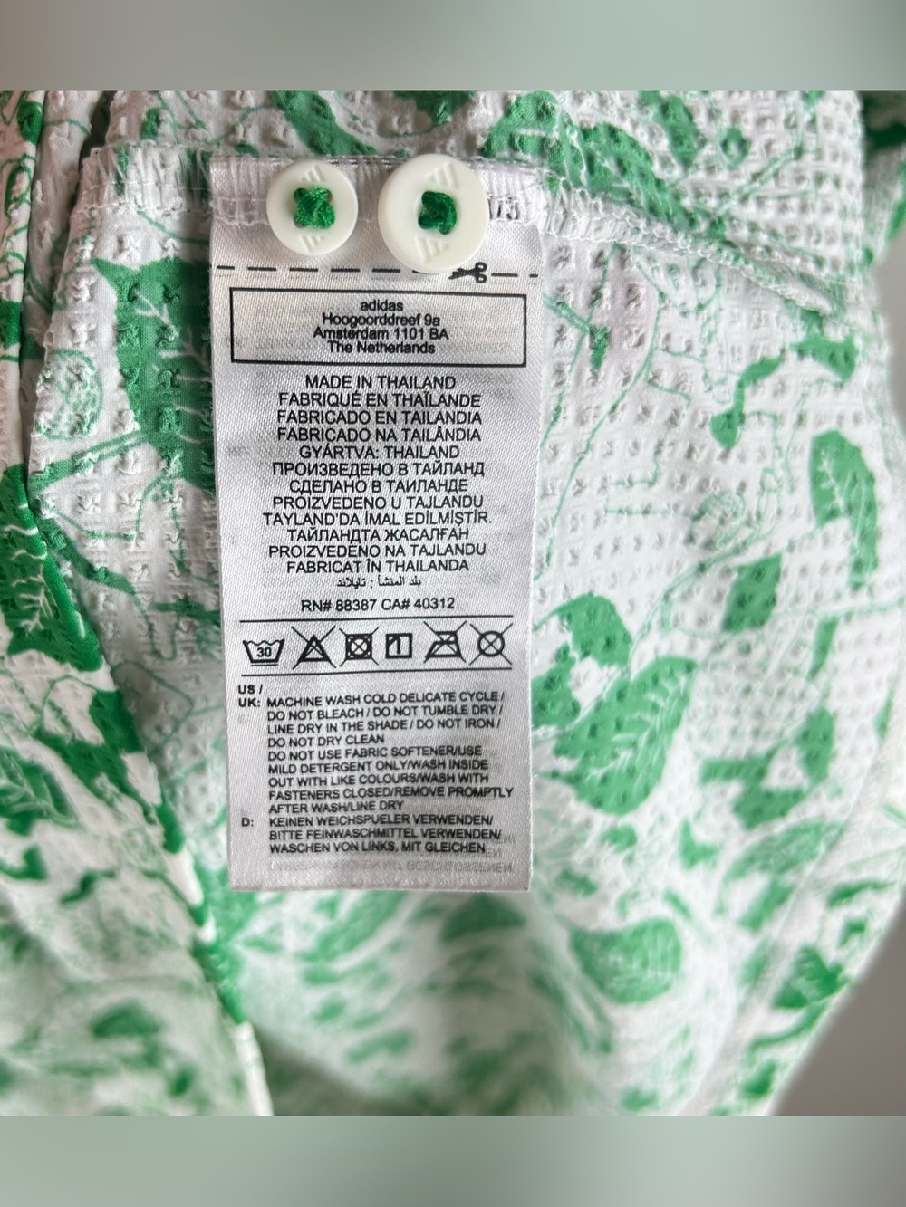 Adidas Men’s Play Green Graphic Golf Polo Shirt Size XL HS9054 Stretch EUC - Picture 12 of 14